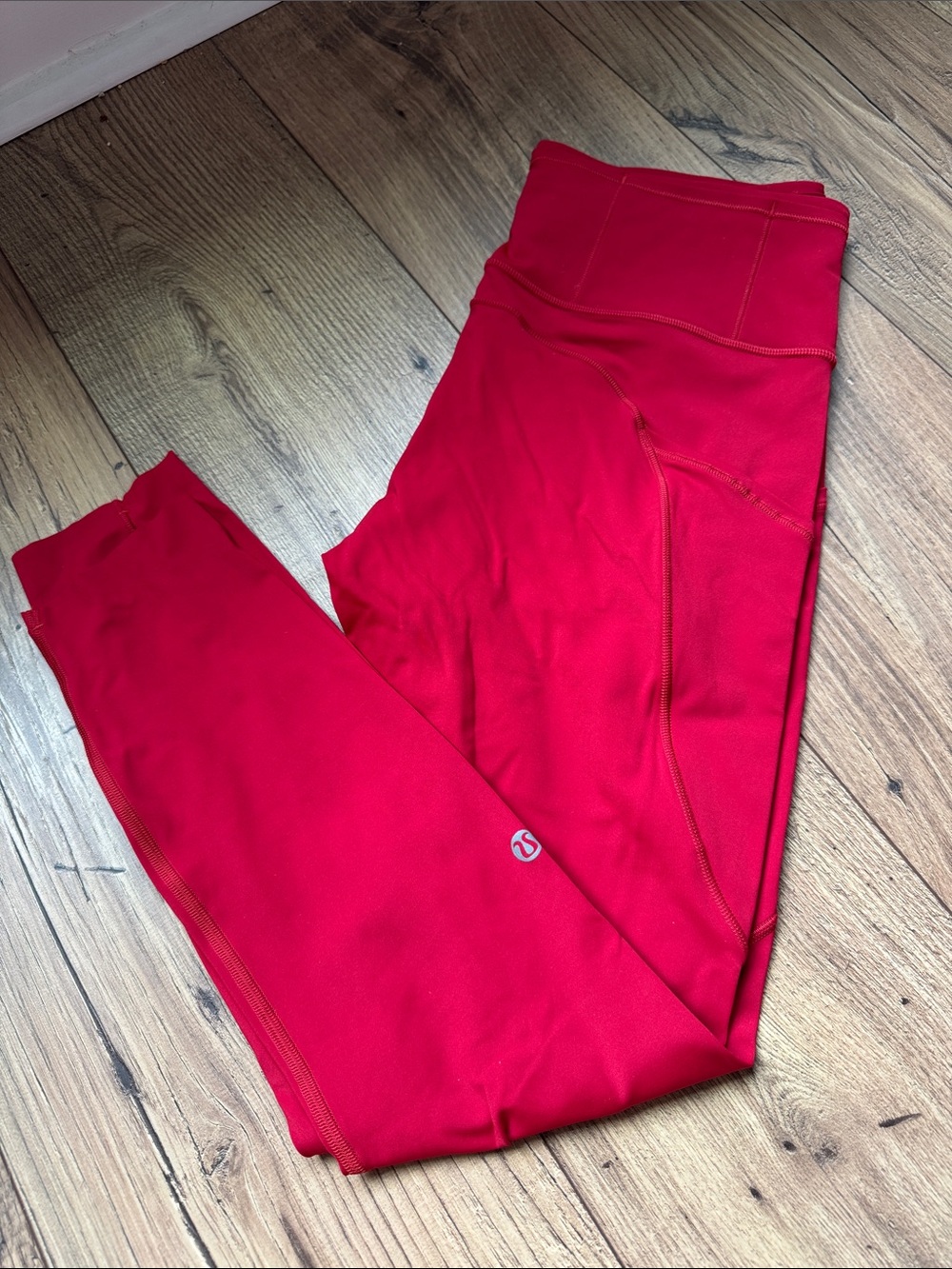 Lululemon fast and free High-Rise Red Leggings